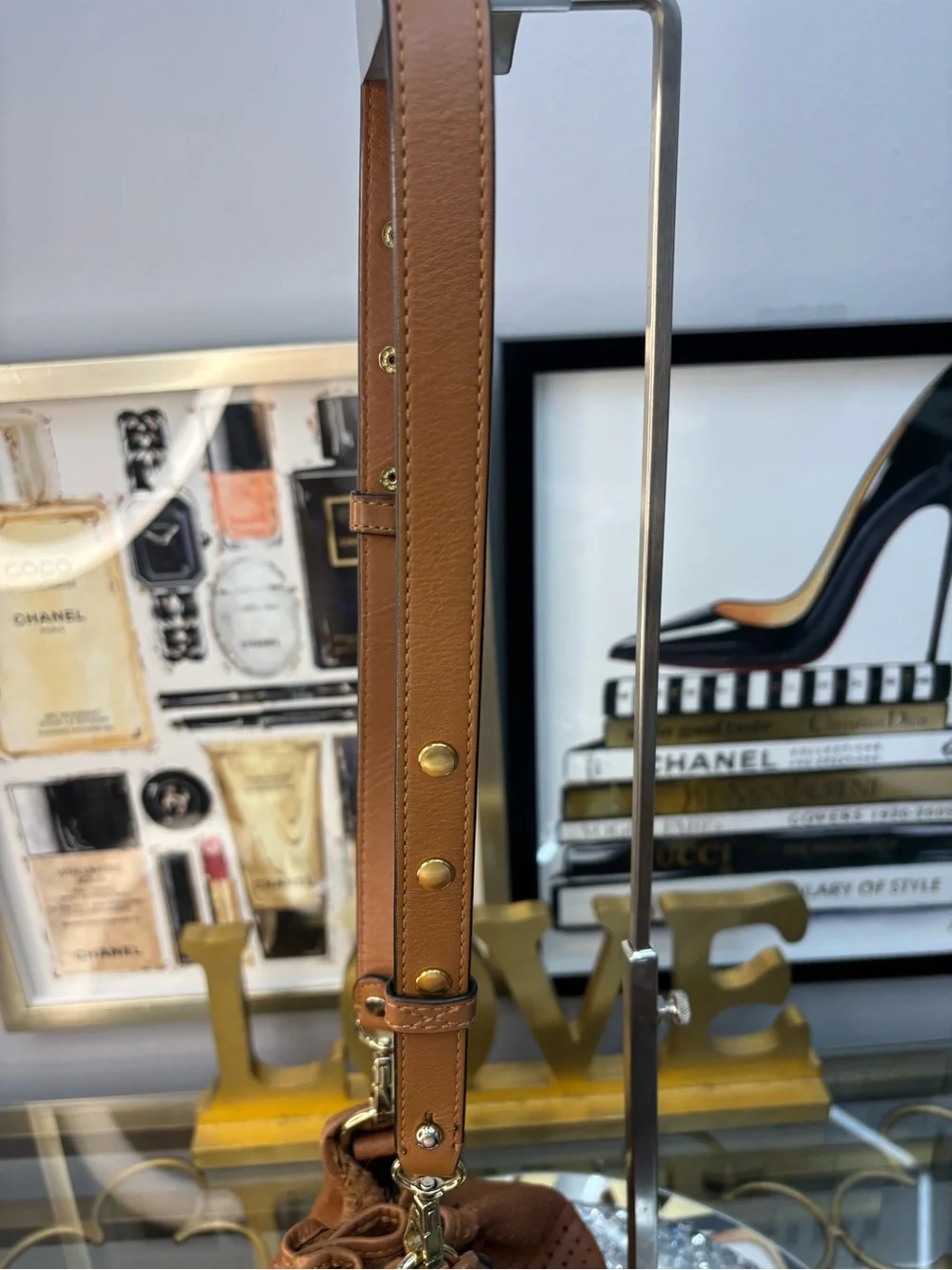 Rebecca Minkoff brown calf leather bucket bag GUC - Picture 10 of 14